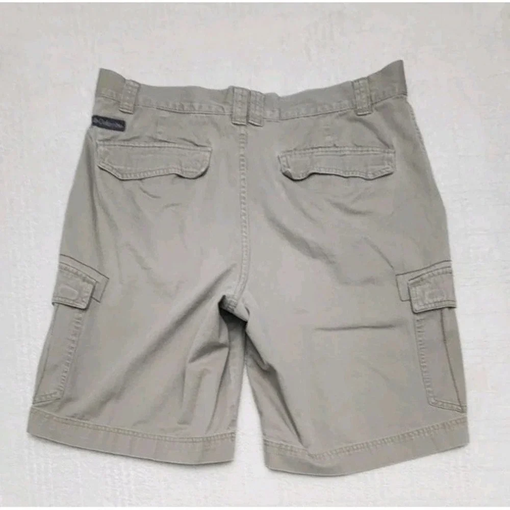 Columbia Sportswear Men's Size 36 Beige Cotton Cargo Shorts Outdoor Hiking - Picture 2 of 6